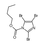 2,4,5-tribromoimidazole-1-n-butylcarboxylate Structure