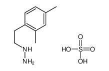 2-(2,4-dimethylphenyl)ethylhydrazine,sulfuric acid结构式