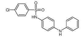 N-(4-anilinophenyl)-4-chlorobenzenesulfonamide结构式