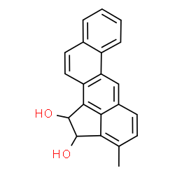 1,2-Dihydro-3-methylbenz[j]aceanthrylene-1,2-diol Structure