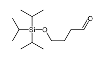 4-tri(propan-2-yl)silyloxybutanal Structure