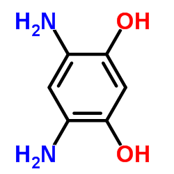 4,6-Diamino-1,3-benzenediol structure