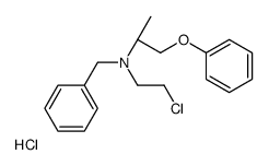(R)-苯氧基苯甲胺盐酸盐结构式