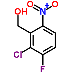(2-Chloro-3-fluoro-6-nitrophenyl)methanol Structure
