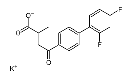 potassium,4-[4-(2,4-difluorophenyl)phenyl]-2-methyl-4-oxobutanoate Structure