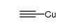 copper(I) monacetylide Structure