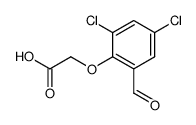 [(2,4-dichloro-6-formylphenyl)oxy]acetic acid结构式