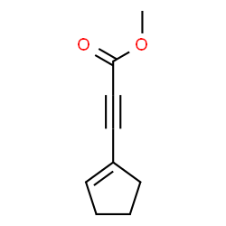 2-Propynoic acid, 3-(1-cyclopenten-1-yl)-, methyl ester (9CI) structure