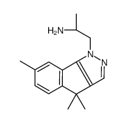 (2S)-1-(4,4,7-trimethylindeno[1,2-c]pyrazol-1-yl)propan-2-amine Structure