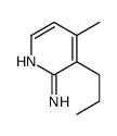 2-Pyridinamine,4-methyl-3-propyl-(9CI) structure