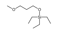 triethyl(3-methoxypropoxy)silane结构式