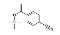 4-(1-trimethylsilyloxyethenyl)benzonitrile Structure