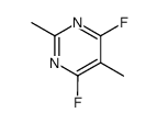 Pyrimidine, 4,6-difluoro-2,5-dimethyl- (8CI) Structure