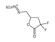 5-(Azidomethyl)-3,3-difluorodihydro-2(3H)-Furanone结构式