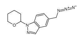 5-(azidomethyl)-1-(oxan-2-yl)indazole Structure