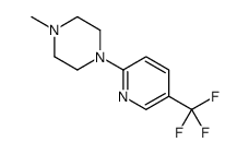 2-(4-甲基哌嗪)-5-三氟甲基吡啶结构式