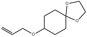 8-(2-propenyloxy)-1,4-dioxaspiro[4.5]decane结构式