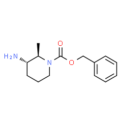 benzyl (2R,3S)-3-amino-2-methylpiperidine-1-carboxylate Structure