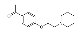 1-[4-(2-piperidin-1-ylethoxy)phenyl]ethanone Structure