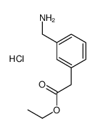 3-氨甲基-苯乙酸乙酯(HCL)结构式