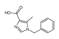 1-benzyl-5-methylimidazole-4-carboxylic acid Structure