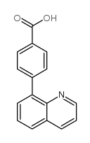 4-(Quinolin-8-yl)benzoic acid structure