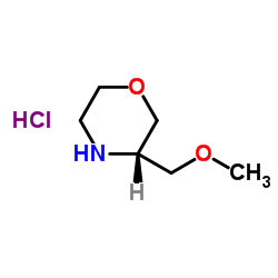 (S)-3-(甲氧基甲基)吗啉盐酸盐结构式