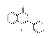 4-Bromo-3-phenyl-1H-benzo-2-pyran-1-one结构式