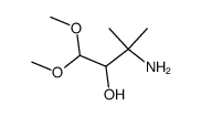 2-Butanol,3-amino-1,1-dimethoxy-3-methyl-结构式