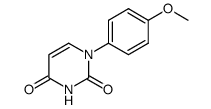 1-(4-methoxyphenyl)pyrimidine-2,4(1H,3H)-dione结构式