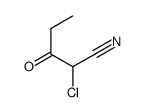 2-CHLORO-3-OXO-VALERONITRILE structure