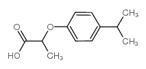 2-(4-异丙基苯氧基)丙酸结构式