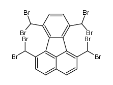 1,6,7,10-tetrakis(dibromomethyl)fluoranthene结构式