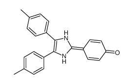 4-[4,5-bis(4-methylphenyl)-1,3-dihydroimidazol-2-ylidene]cyclohexa-2,5-dien-1-one结构式