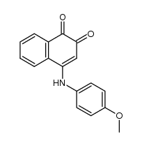 4-p-anisidino-[1,2]naphthoquinone Structure