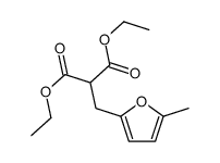 diethyl 2-[(5-methylfuran-2-yl)methyl]propanedioate结构式