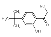 1-(2-hydroxy-4-tert-butyl-phenyl)propan-1-one Structure