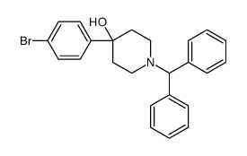 4-(4-Bromophenyl)-1-(diphenylmethyl)-4-piperidinol Structure