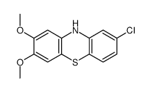 8-chloro-2,3-dimethoxy-10H-phenothiazine结构式