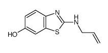 6-Benzothiazolol,2-(2-propenylamino)-(9CI) structure