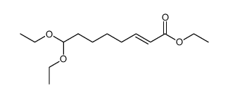 ethyl 8,8-diethoxyoct-2-enoate结构式