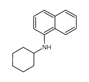 N-cyclohexylnaphthalen-1-amine结构式