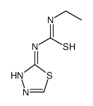 1-ethyl-3-(1,3,4-thiadiazol-2-yl)thiourea Structure