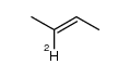 trans-2-butene-d1结构式
