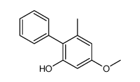 [1,1-Biphenyl]-2-ol,4-methoxy-6-methyl-(9CI)结构式
