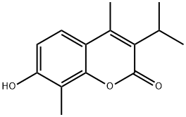 7-羟基-4,8-二甲基-3-丙-2-基-苯并吡喃-2-酮图片