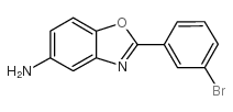 2-(3-BROMO-PHENYL)-BENZOOXAZOL-5-YLAMINE structure