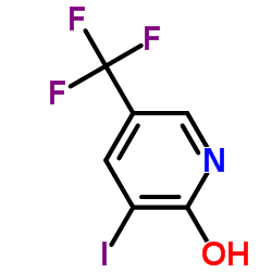 3-Iodo-5-(trifluoromethyl)-2-pyridinol Structure