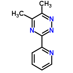 5,6-Dimethyl-3-(2-pyridinyl)-1,2,4-triazine结构式