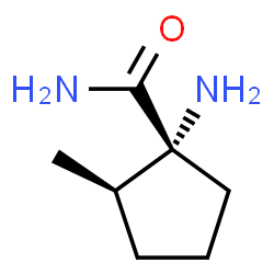 Cyclopentanecarboxamide, 1-amino-2-methyl-, (1R,2R)- (9CI) structure